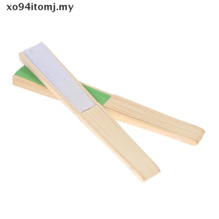 Xotomj ventilador plegable mano DIY ventilador plegable madera bambú antigüedad plegable ventilador.