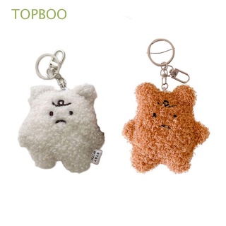 TOPBOO New Key Ring Girl Decoration Plush Keychain Gift Cute Pendant Bag Bear/Multicolor