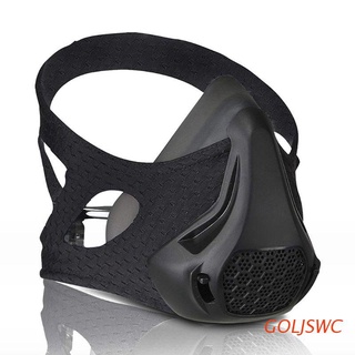 goljswc 24 ajustables niveles de respiración entrenamiento hipoxico máscara fitness deportes máscara running cardio resistencia resistencia máscara unisex