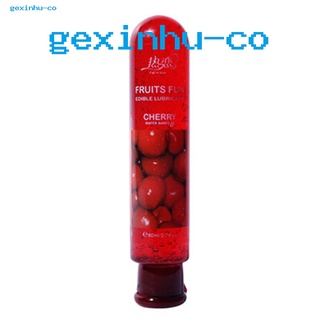 Ge Adult Sexual Body Smooth Fruity Lubricant Gel Edible Flavor Sex Health Product