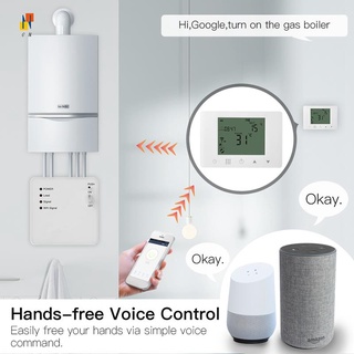 wifi smart controlador de temperatura wall-hung para google alexa home