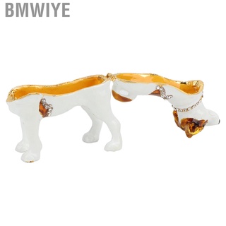 Bmwiye Multipurpose Dog Statue Decoration Exquisite Workmanship for Storage Gift Friends Storing Pearls Home