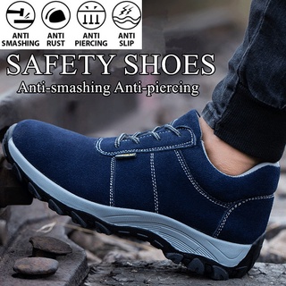 Zapatos de seguridad/botines Jenis deporte Anti-aplastamiento Anti-piercing zapatillas de deporte hombres mujeres militar seguridad zapatos de trabajo impermeable zapatos de senderismo Kasut Keselamatan