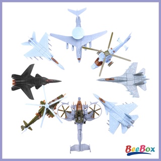 Beebox 8 pzas/juego De juguete De Plástico Modelo De avión Airforce lang Jet Plane Aicraft