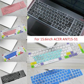 para 15.6 pulgadas acer an715-51 suave ultrafina silicona portátil teclado cubierta protector