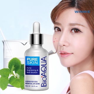 [winnie] bioaqua 30ml eliminación de acné control de aceite hidratante esencia cuidado de la piel líquido