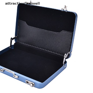 [attractivefinewell] mini lindo maletín con contraseña, estuche para tarjetas bancarias, (3)