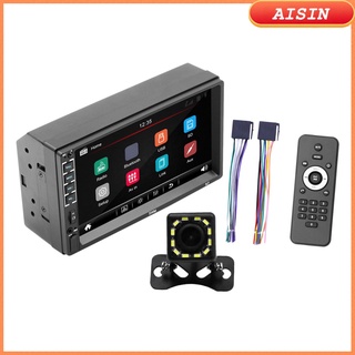 Aisin 2 radio para automóvil Um Din Carro 7 pulgadas Hd reproductor Mp5 pantalla táctil Bluetooth Usb multimedia/Tf/Aux-In dual Din Autoradio móvil (9)