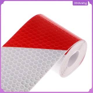 etiqueta engomada de emergencia cinta adhesiva reflectante película autoadhesiva roja con blanco