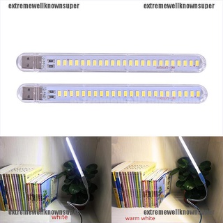 Ex2Br 5V 12W USB LED luz de noche 24 LED USB lectura lámpara de mesa libro luces TOM