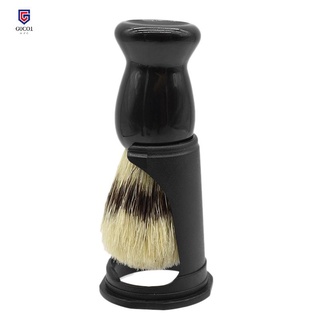 Soft Boar Bristle Wood Beard Brush Hairdresser Shaving Tool Kit