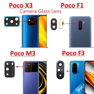 Tested Good 2Pcs Rear Back Camera Glass Lens For Xiaomi Redmi K30 Pro K40 / Poco X2 Pocophone F2 Pro F1 / Poco M3 F3 X3 NFC With Adhesive