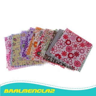 [bralmencla2] 50 pzs paquete De telas De algodón retazos 100% 10x10 Cm telas Raspaps tela DIY (3)