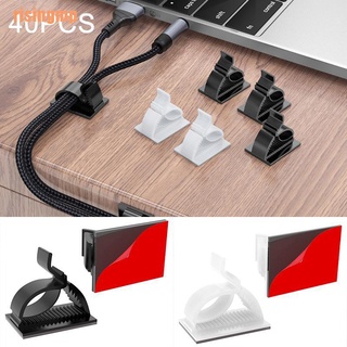 Risingmp (¥) ~ 40 piezas accesorios interiores de coche escritorio pared USB Cable sujetador Clip titular