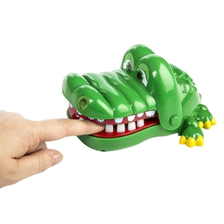 Divertido gran cocodrilo boca dentista mordedura dedo juguete de la familia juego para niños niño regalos (3)