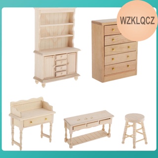 Wzklqcz Ornamento De escena De la Vida/accesorio Para muebles De madera Casa De muñecas 12 años