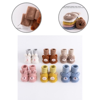 humohopi.co Anti-slip Infant Socks Warm-keeping Infant Toddler Socks Cartoon Shape for Home