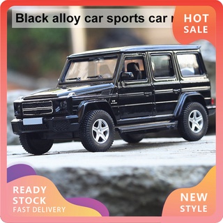 yx-mo coche de juguete ecológico más pequeño detalles de aleación negra coleccionable modelo de coche fundido a presión para niños