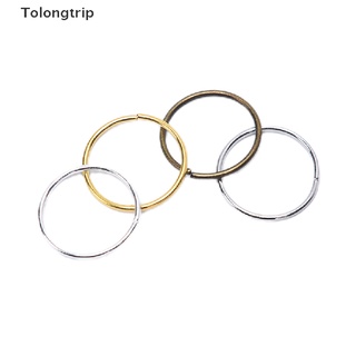 Tolongtrip ❤ 100 pzs anillo De pelo trenzado trenzado De clip De acero inoxidable/herramienta De aro De hilo/Manguito/herramienta De trenza