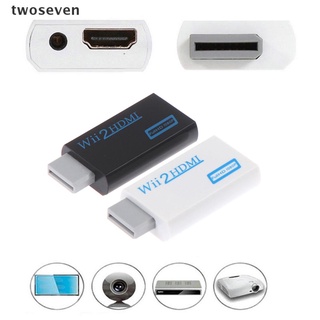 [twoseven] adaptador convertidor Wii a HDMI Wii2HDMI Full HD FHD 1080P 3,5 mm nuevo [twoseven]