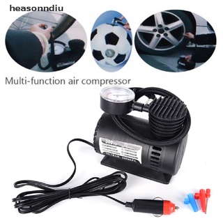 Heasonndiu 300PSI 12V Portable Mini Air Compressor Auto Car ElectricTire Air Inflator Pump CO