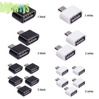 Adaptador de Cable micro USB 2.0 a USB OTG convertidor para teclado de ratón (1)