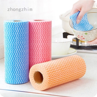 zhongzhim 50 hojas de papel de cocina desechables no tejidas toallas de cocina tejidos de cocina