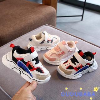Los niños de la moda de cuero de la PU zapatos de niño niña de suela suave deportes zapatillas de deporte 1- años (1)
