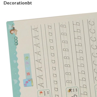 (decorationbt) 4libros números de aprendizaje cartas escritura práctica libro de arte niños copybook con bolígrafo en venta