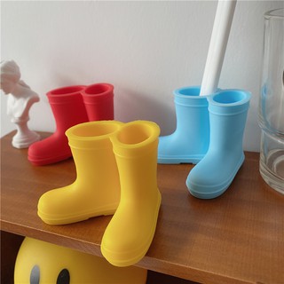 ins home criativo botas de chuva forma porta escova de dentes casal porta escova de dente botas de chuva de silicone porta escova de dente