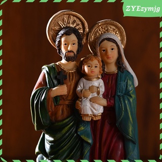 5.5\\\\» estatua de la sagrada familia figura figura religiosa coleccionable ornamento (1)
