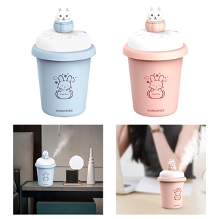 Portable Humidifier 300ml Water Tank Whisper Quiet Operation Air Diffuser for Baby Room NightStand Office Baby