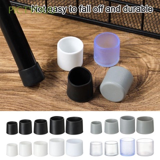 PICTYOUU 10pcs/set Table Furniture Feet Socks Plastic Pipe Cover Chair Leg Caps Floor Protectors New Cups Round Bottom Non-Slip Covers Silicone Pads/Multicolor