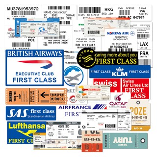 Yp P| 30 pzas set de stickers ✿ tarjeta de identificación aérea ✿