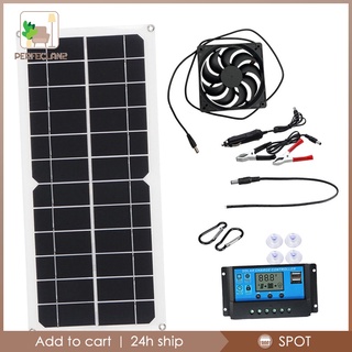 [per2-9] Kit de Panel Solar regulador de batería controlador de carga Solar plano Kit