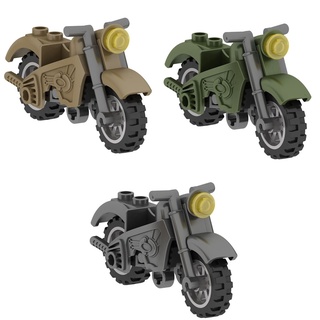 compatible con legoing minifigures moc gris motocicleta regalo de cumpleaños bloques de construcción juguetes para niños