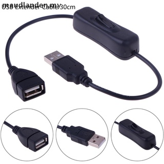 Maudlanden: 1 Cable extensor USB 2.0 A macho A hembra con Cable de encendido/apagado [MY]