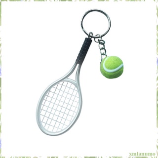 Tenis Raqueta Bola Encantadora Aleacin Colgante Llavero Colgante Ornamento