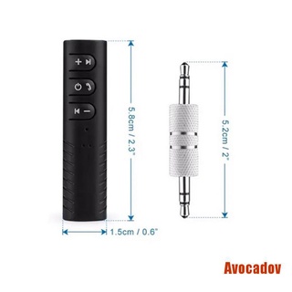 AVOCA 3.5mm Jack Audio MP3 música Bluetooth receptor coche Kit adaptador inalámbrico Ca (7)
