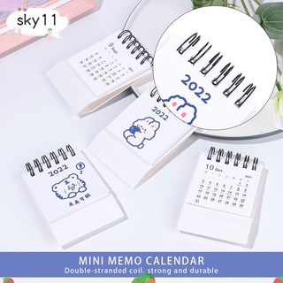 sky home lindo planificador diario adornos de escritorio calendario mesa planificador organizador semanal agenda mini