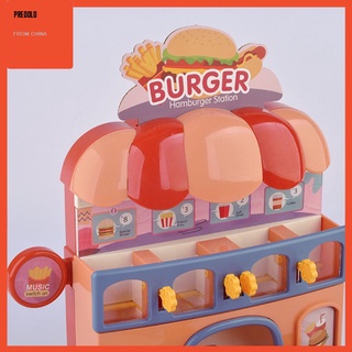 26pcs divertidos niños hamburguesa máquina preescolar juego de alimentos pretender juguetes