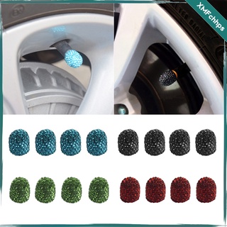 paquete de 4 tapas de válvula de rueda de neumático suv para coche, brillante, a prueba de polvo, decoración de coche