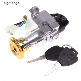 [bigmango] Qiaoge 4 cables cerradura pequeña tortuga power lock thunder Wang Fuxi motocicleta cerradura caliente