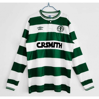 1987-1989 Celtics Home Long Sleeve Retro Soccer Jersey (1)