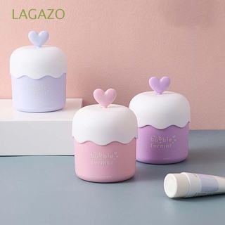 LAGAZO Portable Foam Maker Manual Bubble Maker Bubbler Cute Household Shampoo Face Clean Tool Shower Facial Cleanser Foam Cup/Multicolor