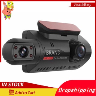 3 pulgadas coche DVR cámara Dash Cam Dual Record Video grabadora Dash cámara 1080P