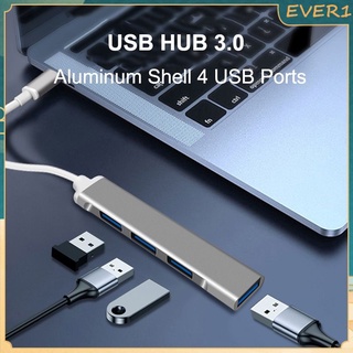 USB C HUB 3.0 Tipo 3.1 4 Puertos Multi Splitter Adaptador OTG Para Lenovo Xiaomi Macbook Pro 13 15 Air PC Acces ever1