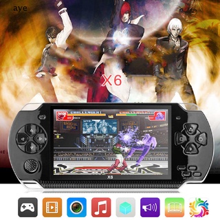 aye X6 8G 32 Bit 4.3" PSP Portable Handheld Game Console Player 10000 Games mp4 +Cam .