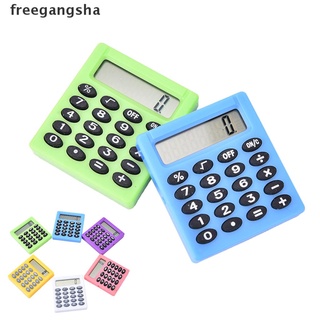 [freegangsha] mini calculadora electrónica de color caramelo para estudiantes/suministros de oficina, dgdz