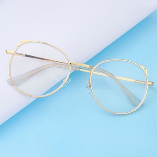 Bs mujeres hombres orejas de gato gafas gafas portátil ordenador gafas Anti-azul luz gafas linda moda protección de ojos Vintage Ultra luz marco (9)